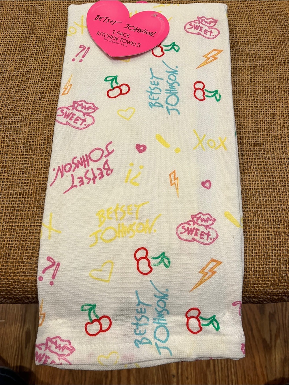 Betsey Johnson kitchen towels